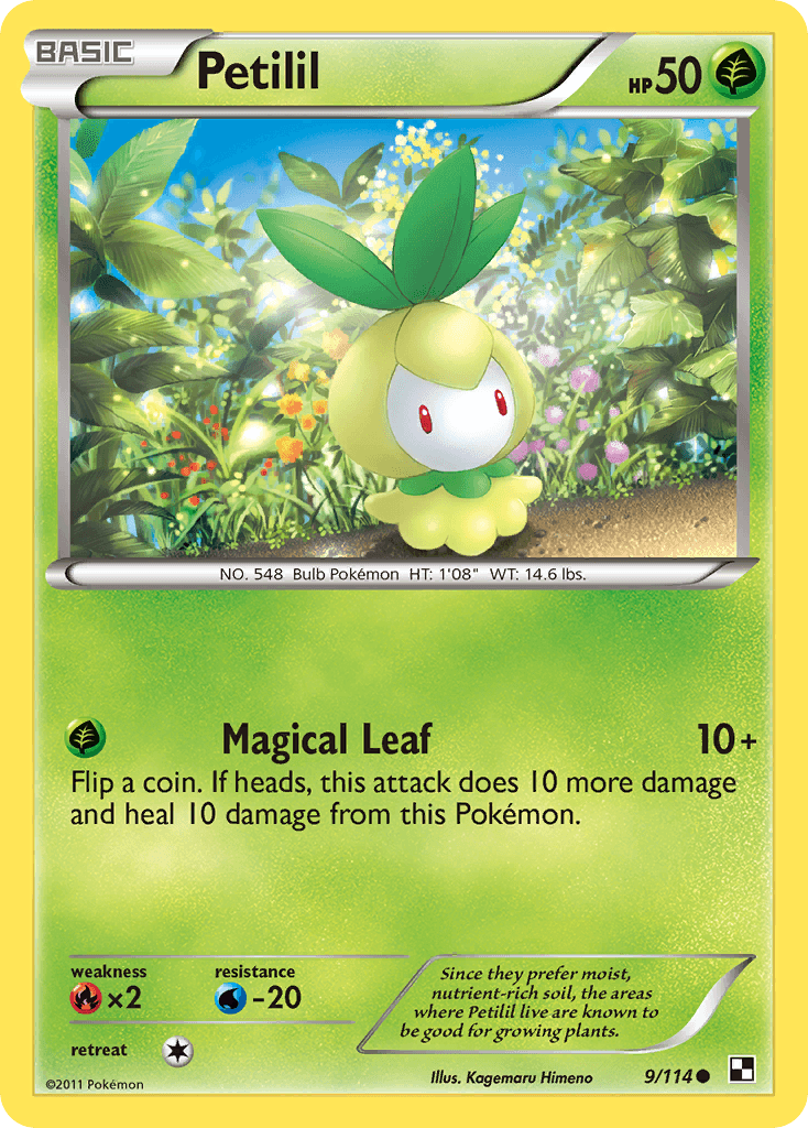 Petilil Pokémon card