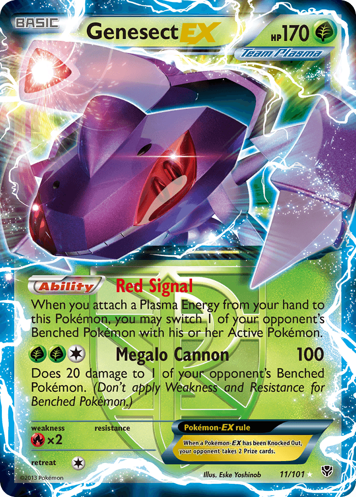 Genesect-EX Pokémon card