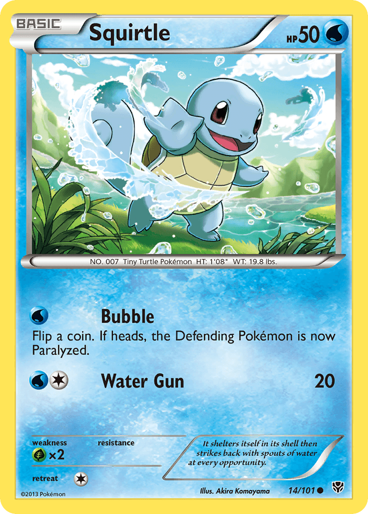 Squirtle Pokémon card