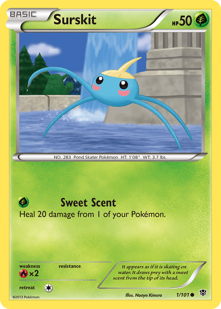 Surskit Pokémon card