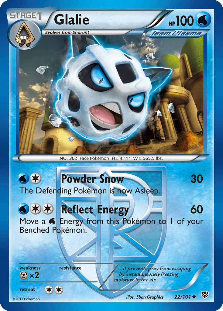 Glalie Pokémon card