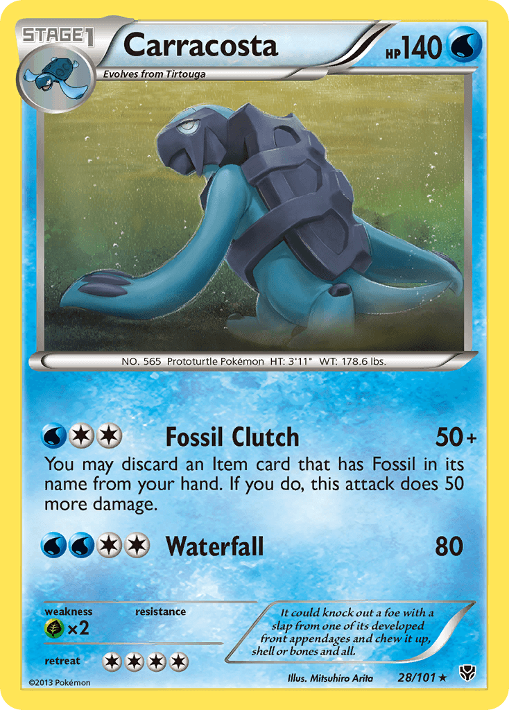 Carracosta Pokémon card
