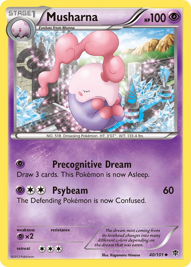 Musharna Pokémon card