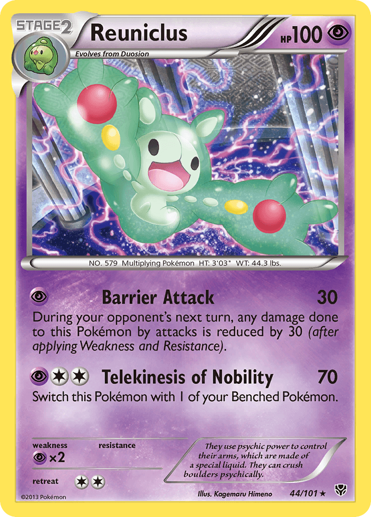Reuniclus Pokémon card
