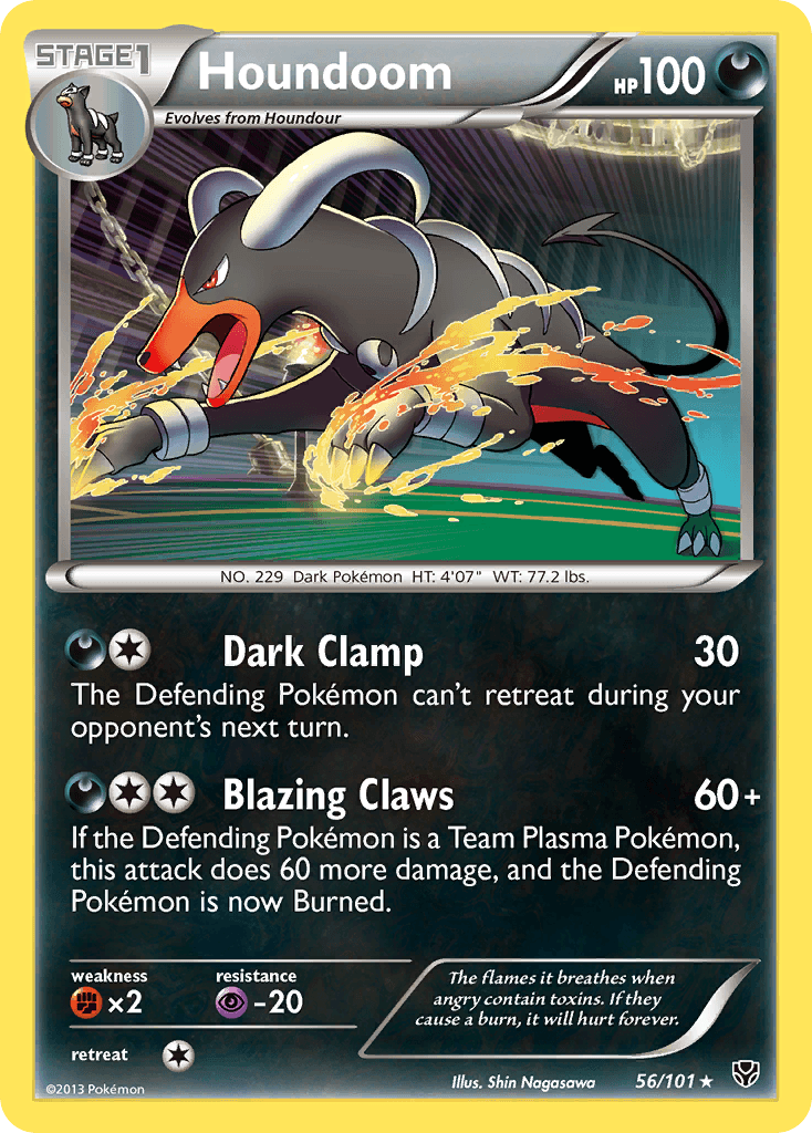 Houndoom Pokémon card