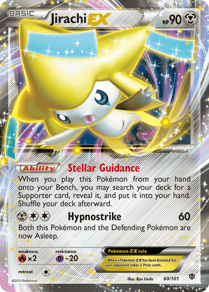 Jirachi-EX Pokémon card