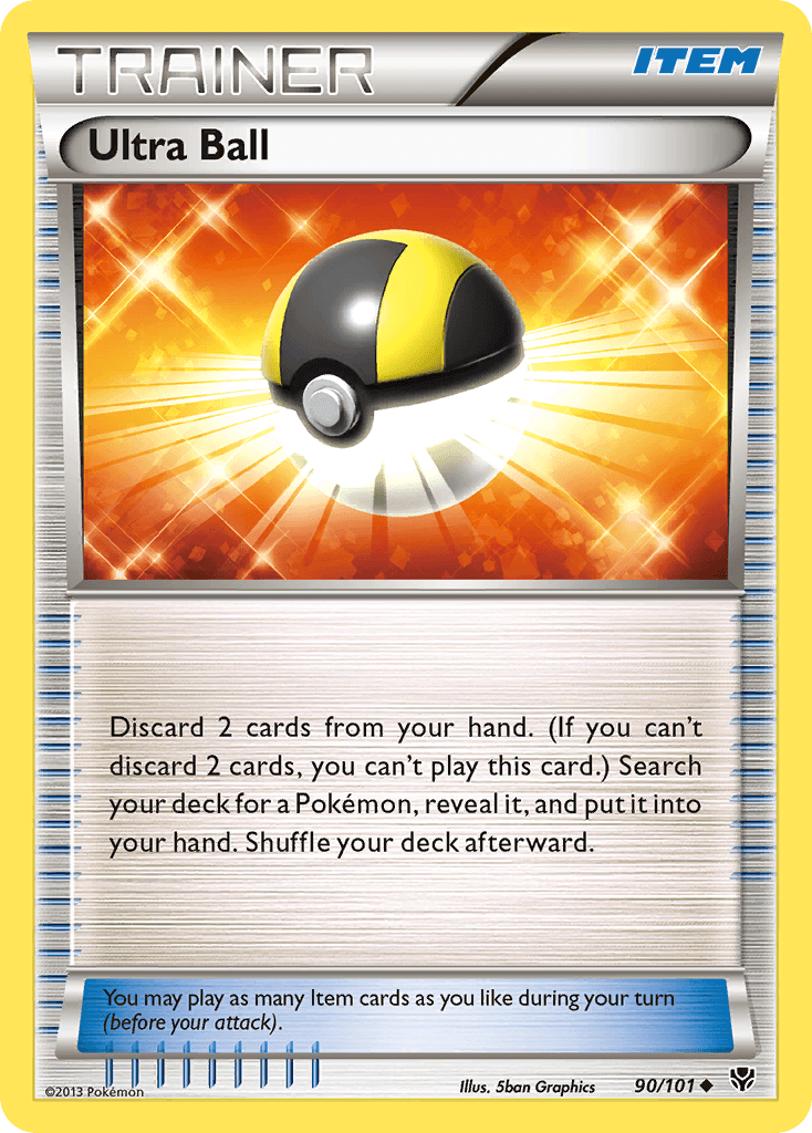 Ultra Ball Pokémon card