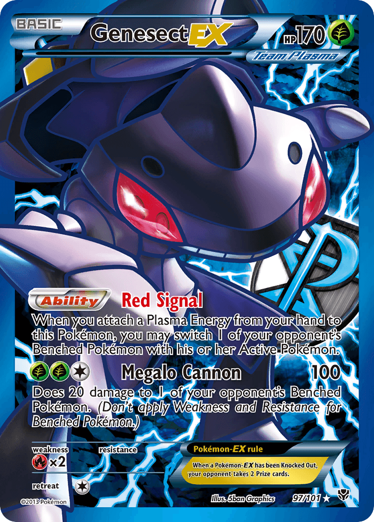Genesect-EX Pokémon card