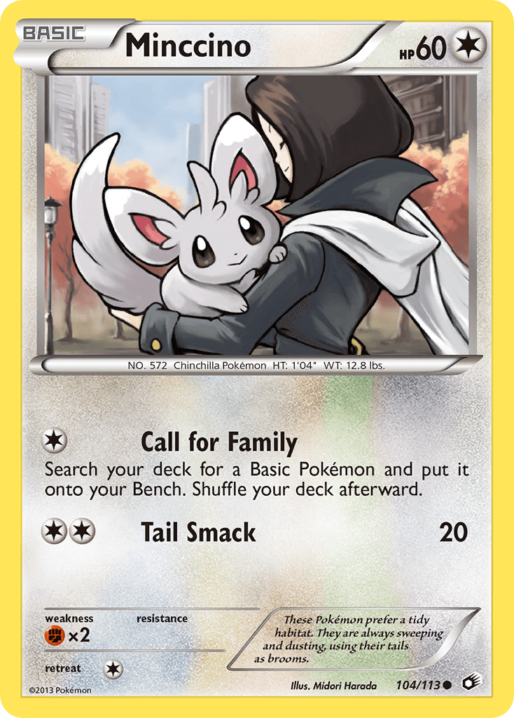 Minccino Pokémon card