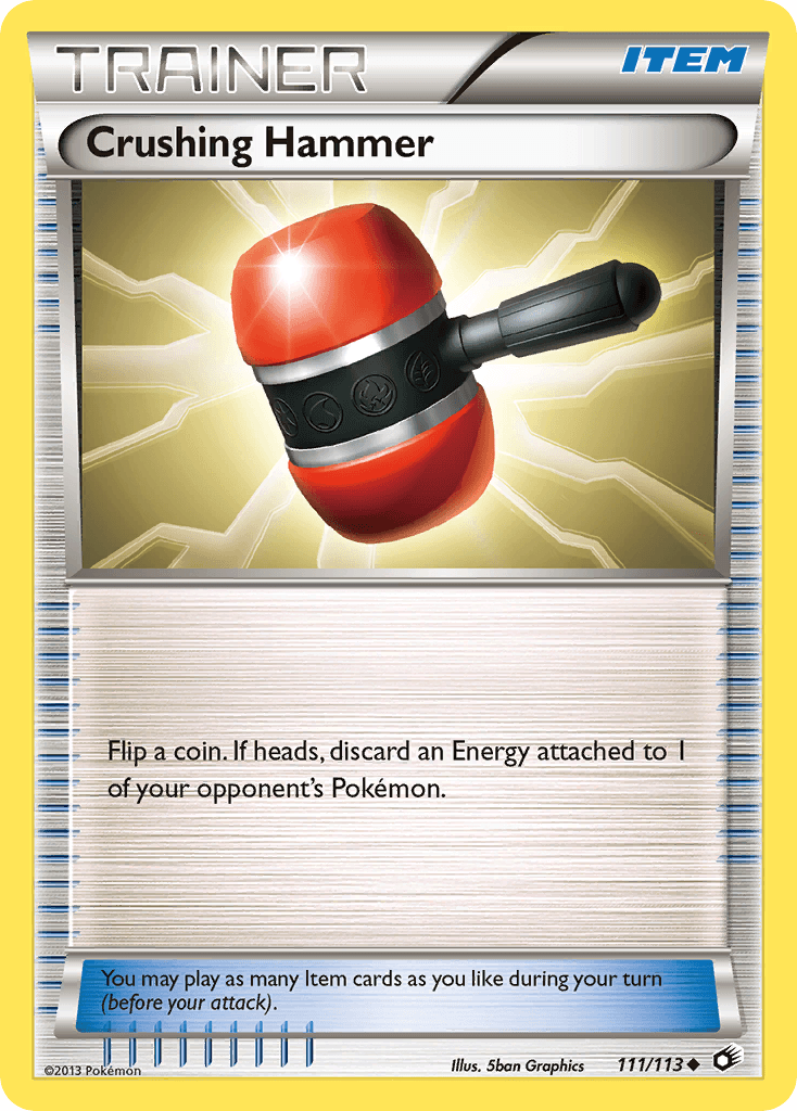 Crushing Hammer Pokémon card