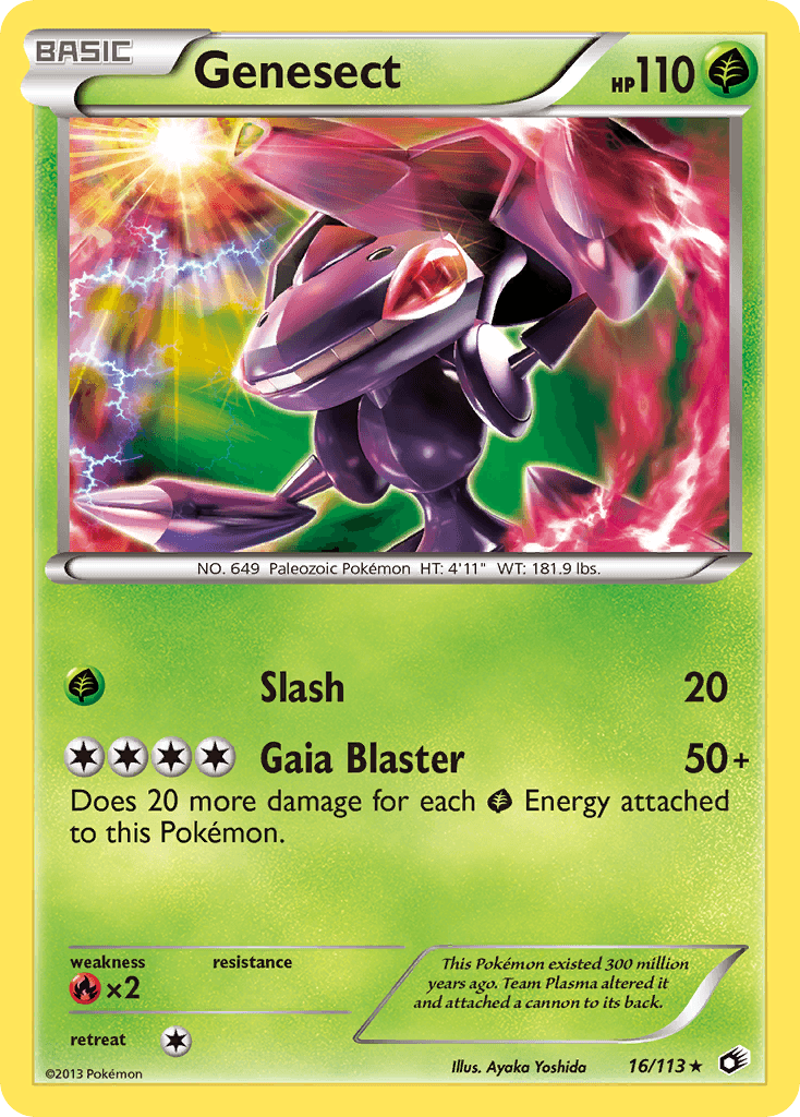 Genesect Pokémon card