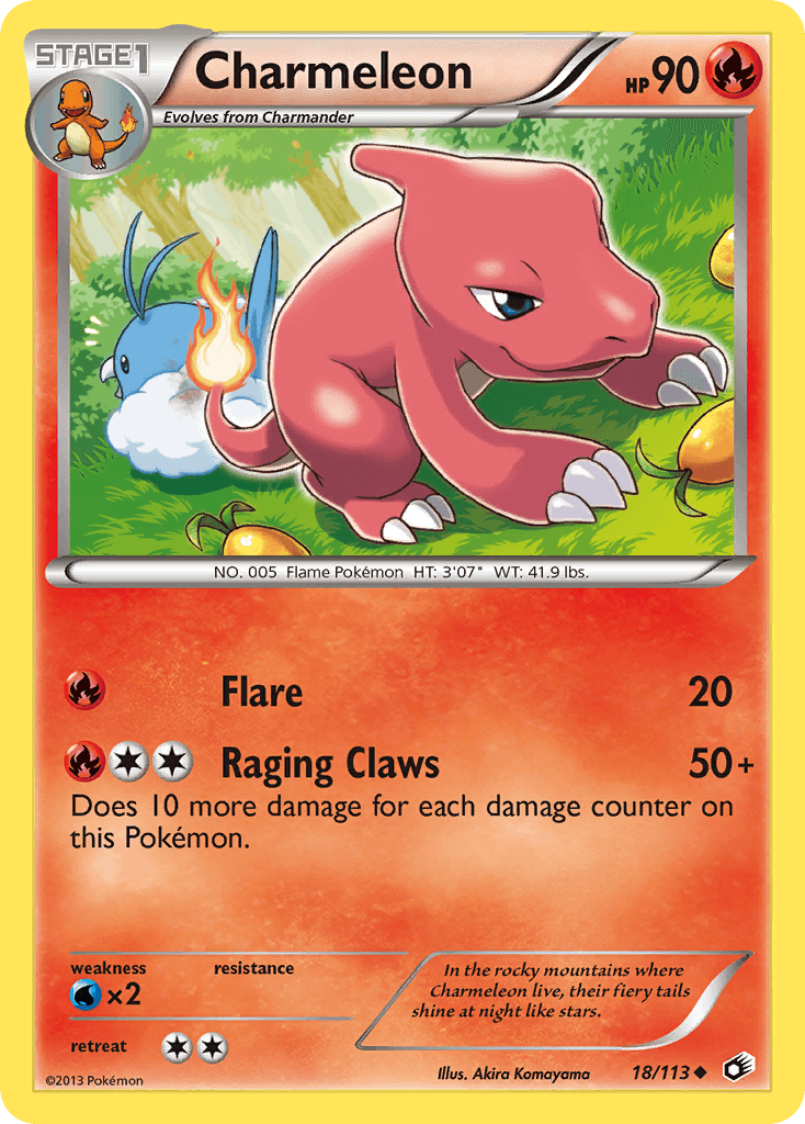 Charmeleon Pokémon card