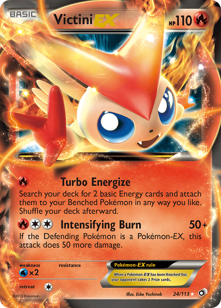 Victini-EX Pokémon card
