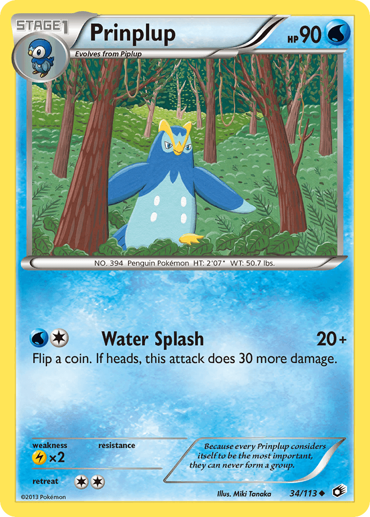 Prinplup Pokémon card