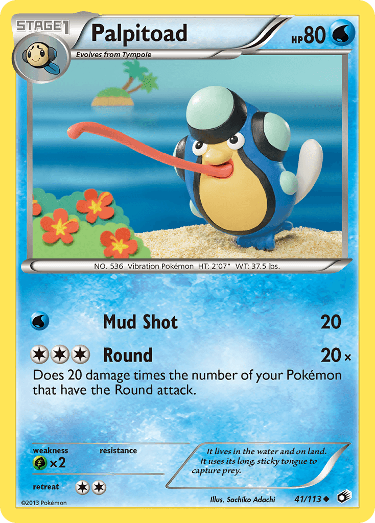 Palpitoad Pokémon card
