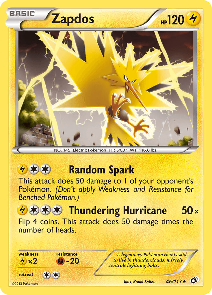 Zapdos Pokémon card