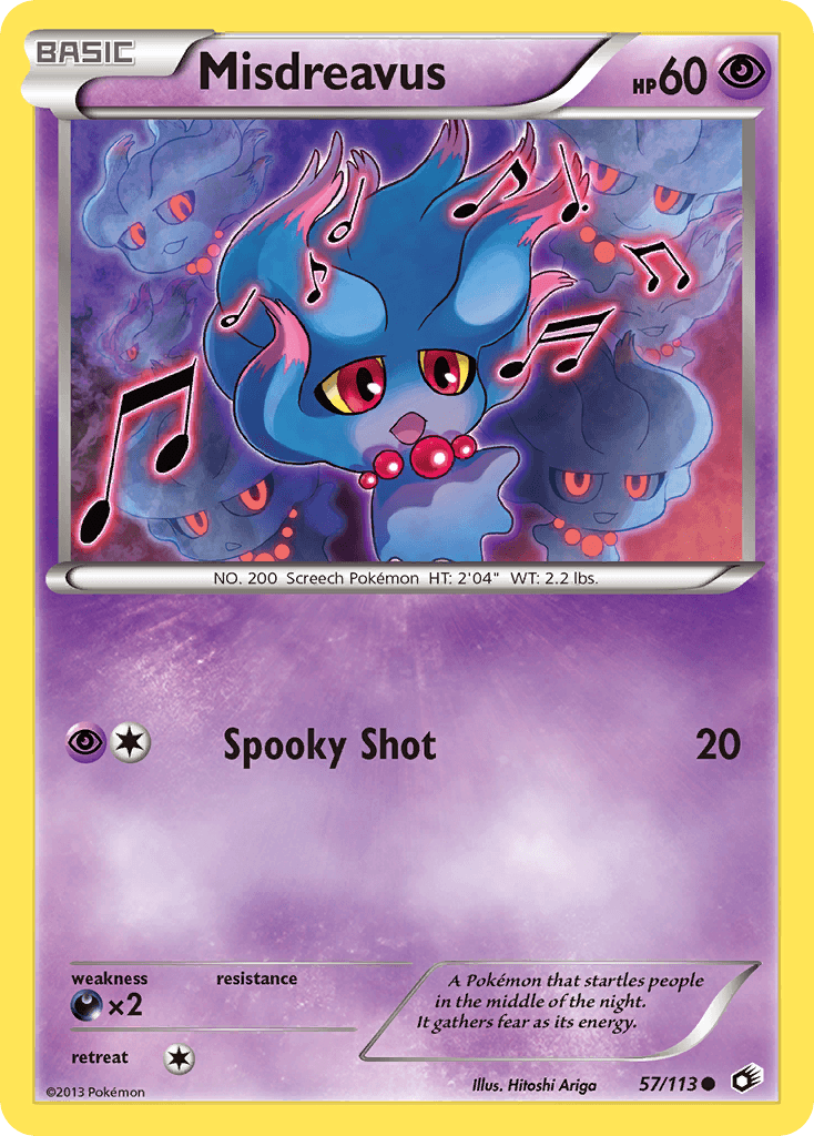 Misdreavus Pokémon card
