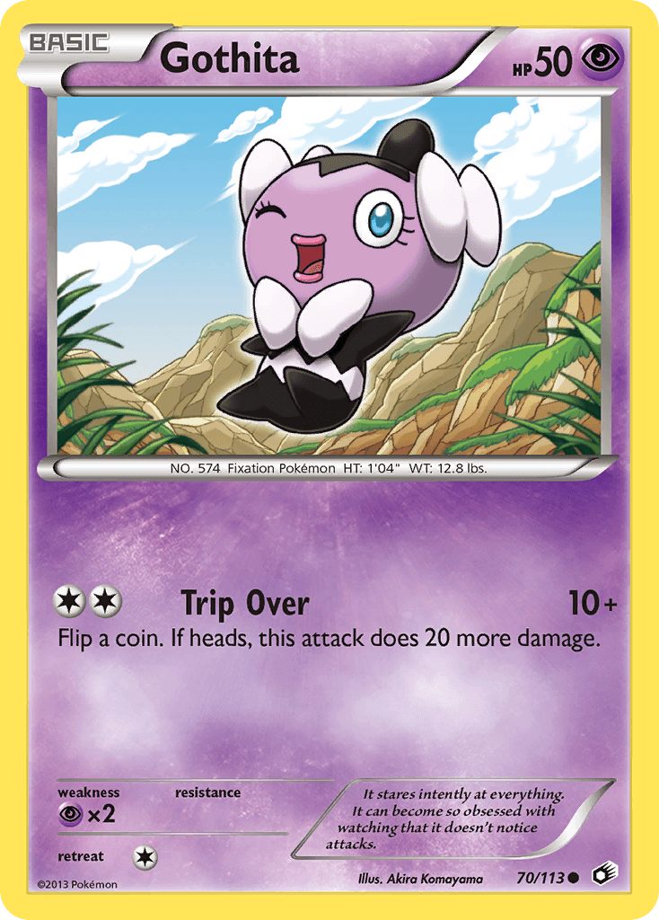 Gothita Pokémon card