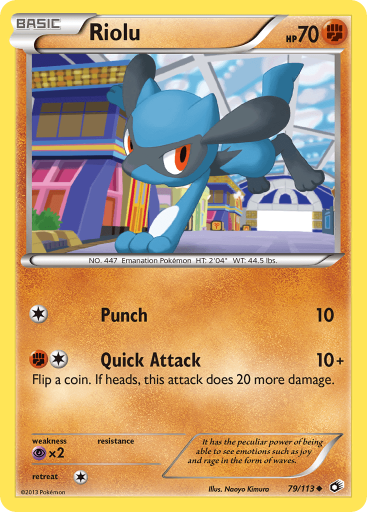 Riolu Pokémon card