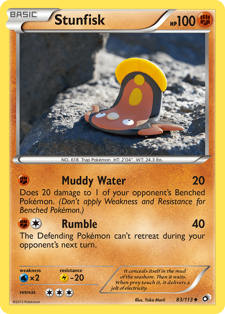Stunfisk Pokémon card