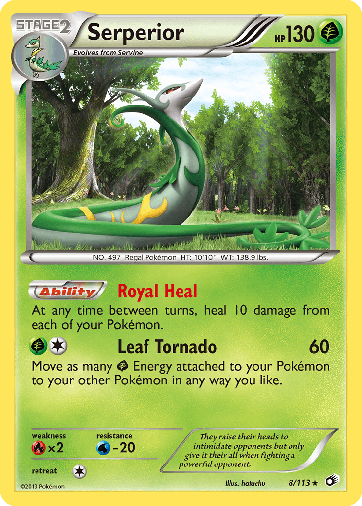 Serperior Pokémon card
