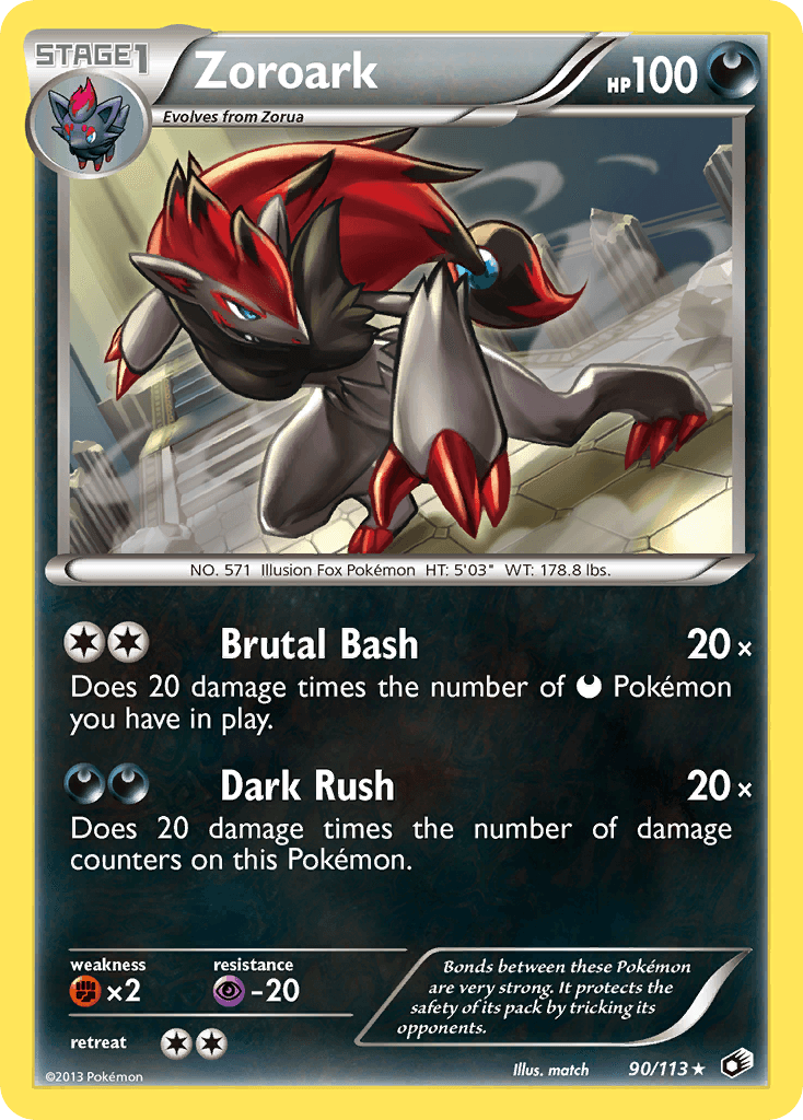 Zoroark Pokémon card