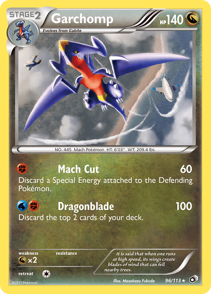 Garchomp Pokémon card