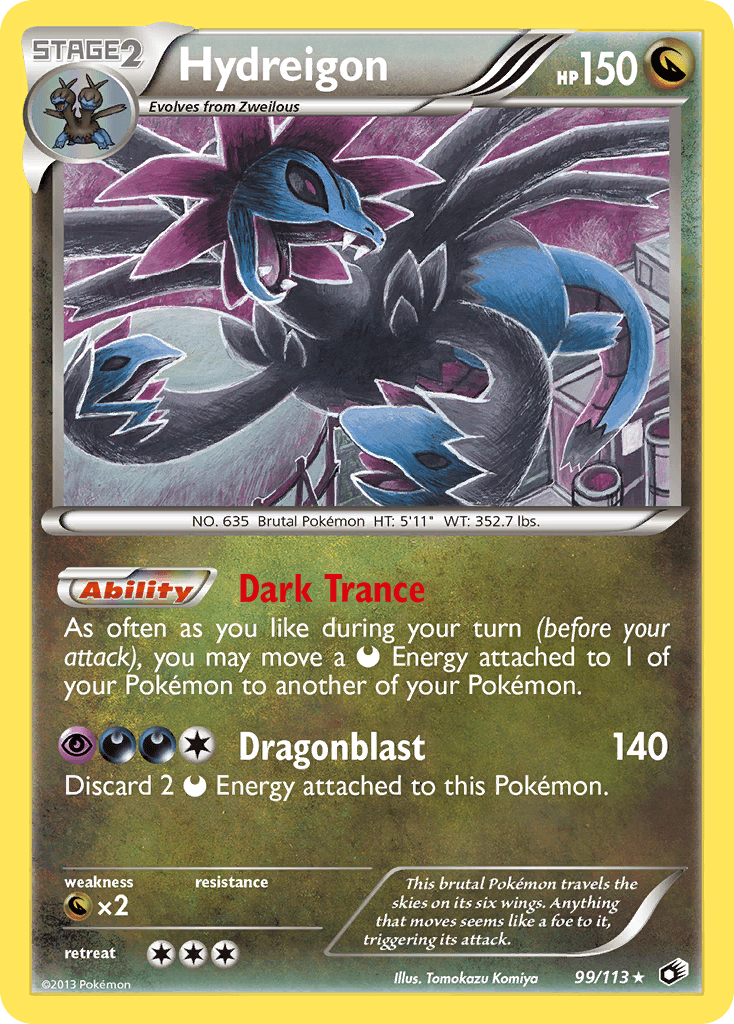 Hydreigon Pokémon card
