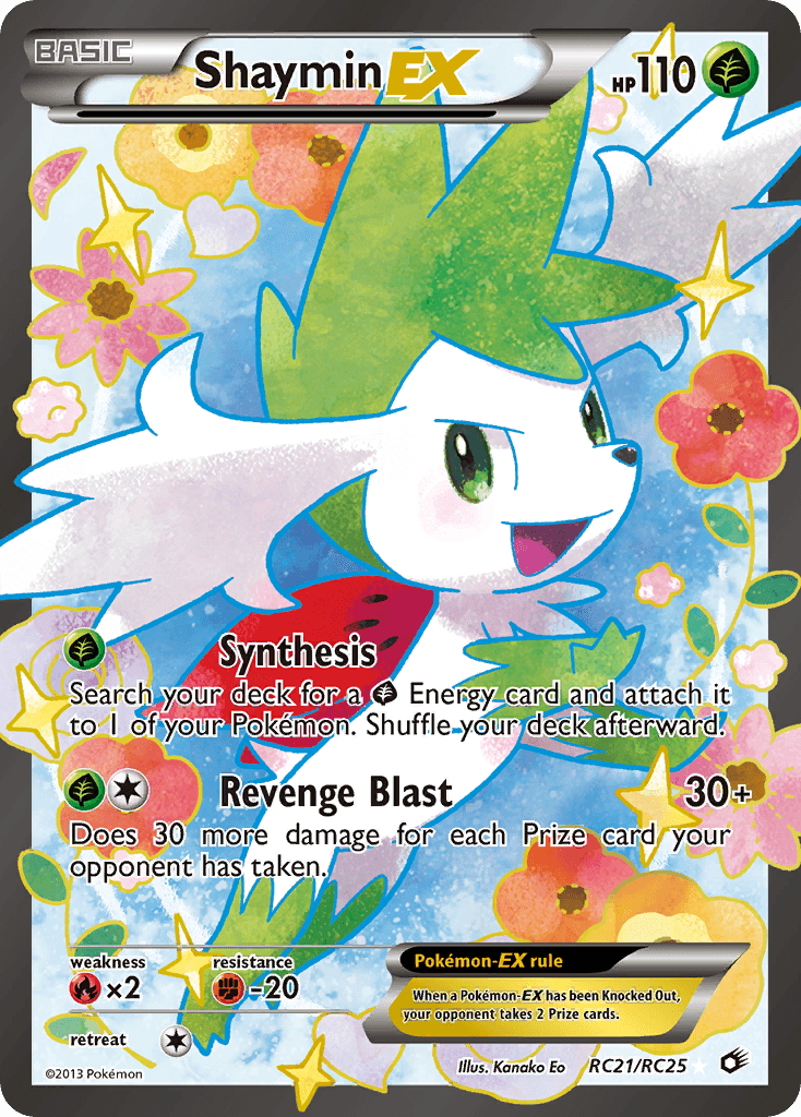 Shaymin-EX Pokémon card