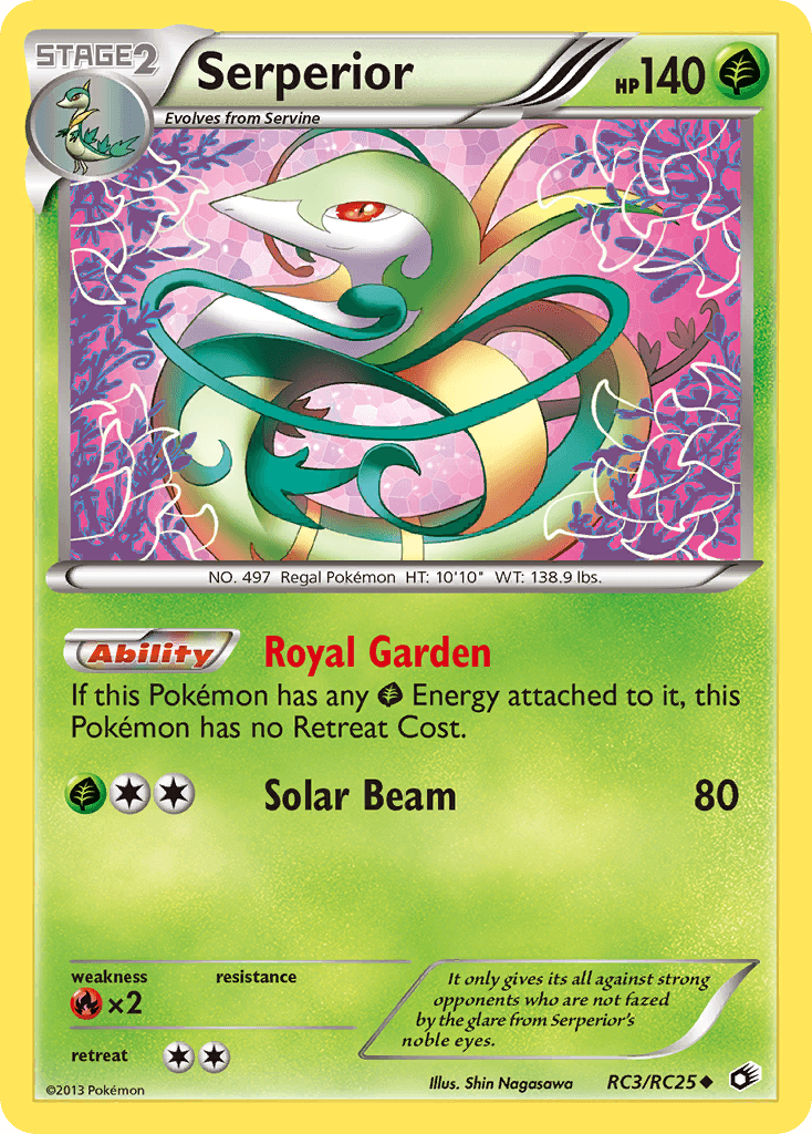 Serperior Pokémon card