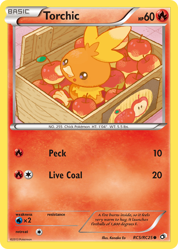 Torchic Pokémon card