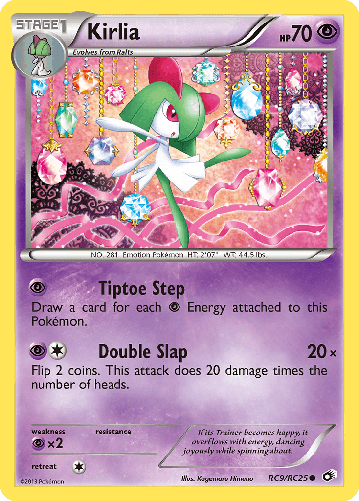 Kirlia Pokémon card