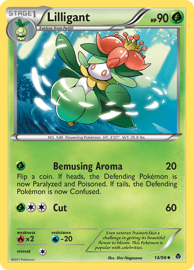 Lilligant Pokémon card