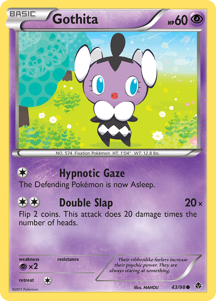 Gothita Pokémon card