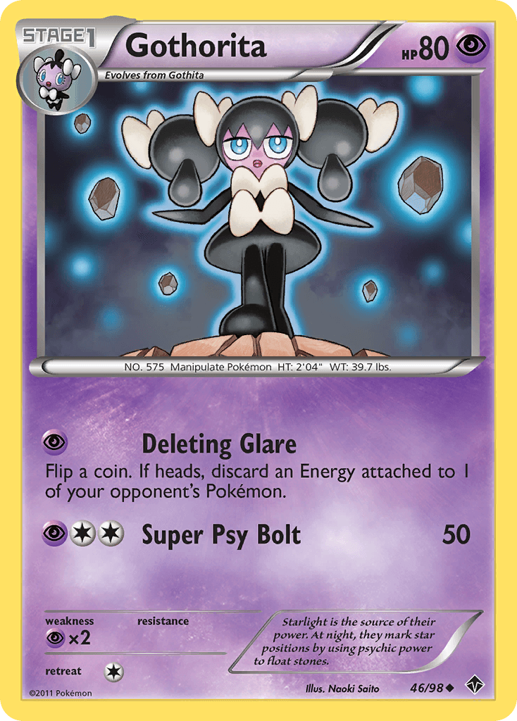 Gothorita Pokémon card