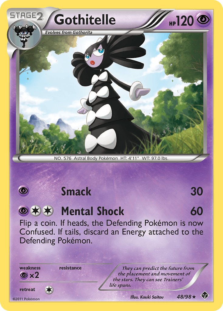 Gothitelle Pokémon card