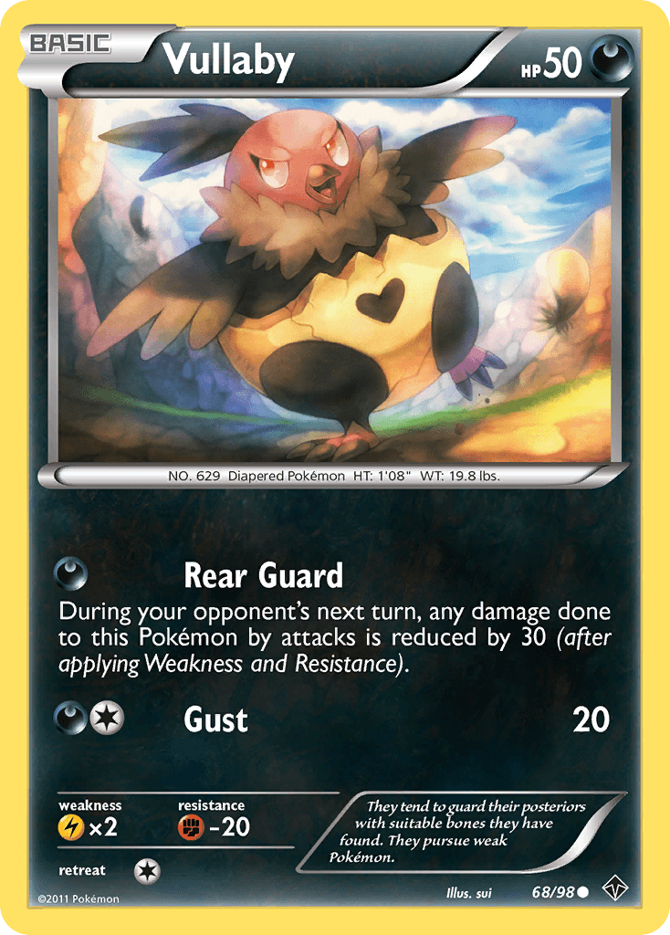 Vullaby Pokémon card