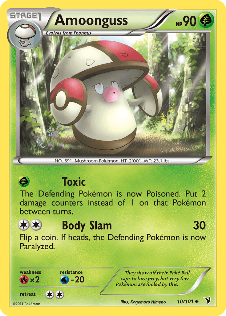 Amoonguss Pokémon card