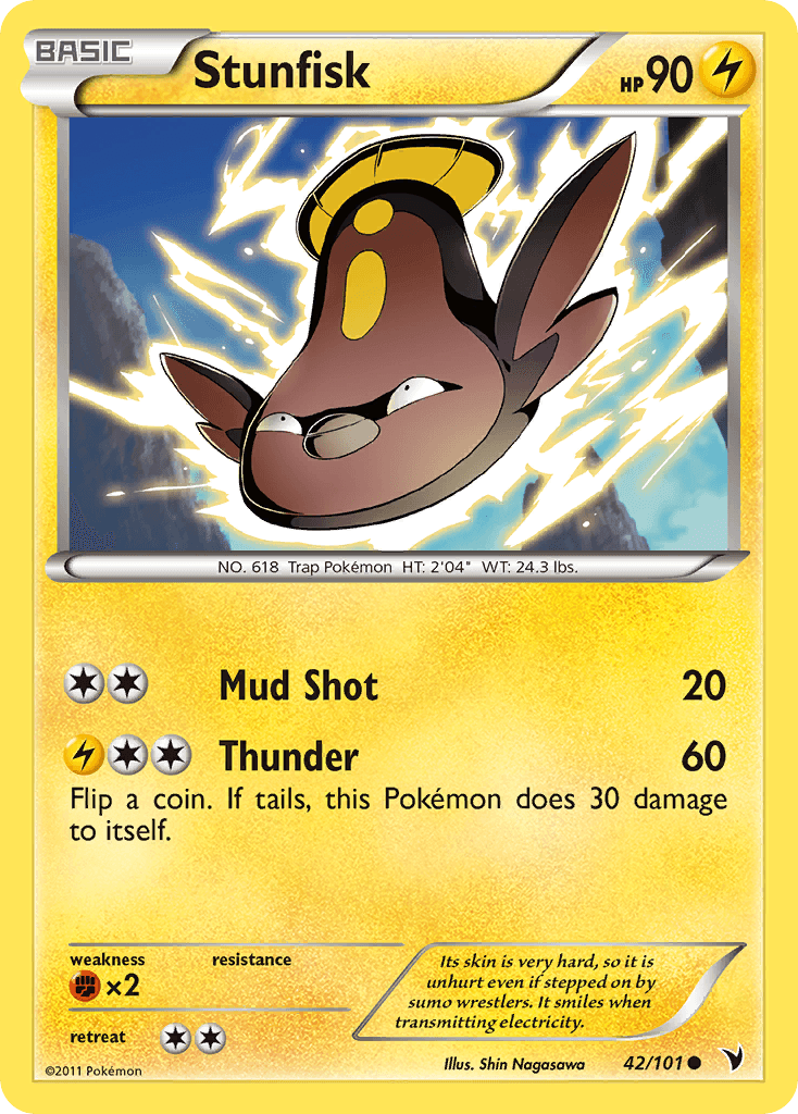 Stunfisk Pokémon card