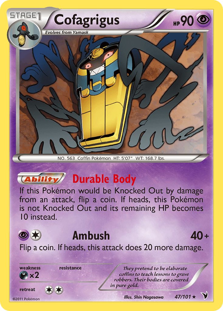 Cofagrigus Pokémon card