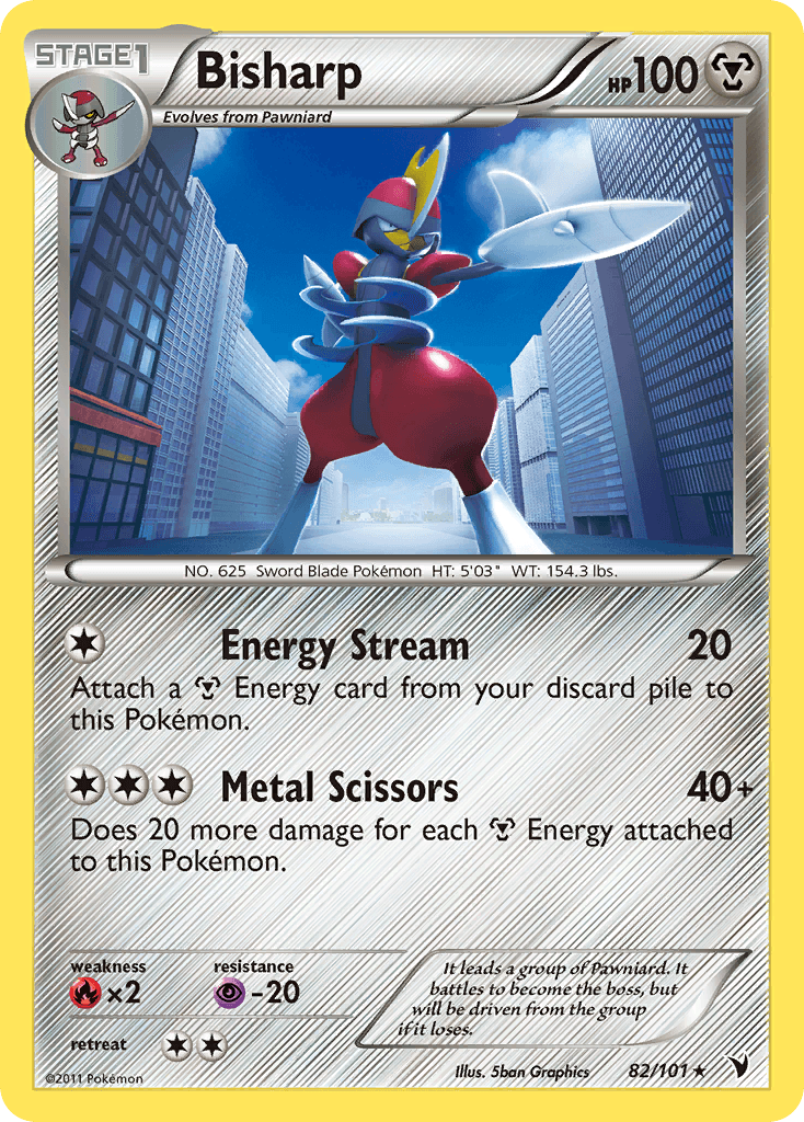 Bisharp Pokémon card