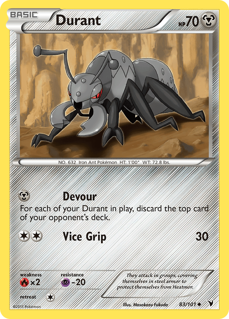 Durant Pokémon card