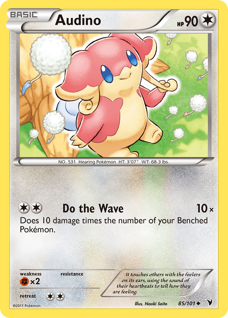 Audino Pokémon card