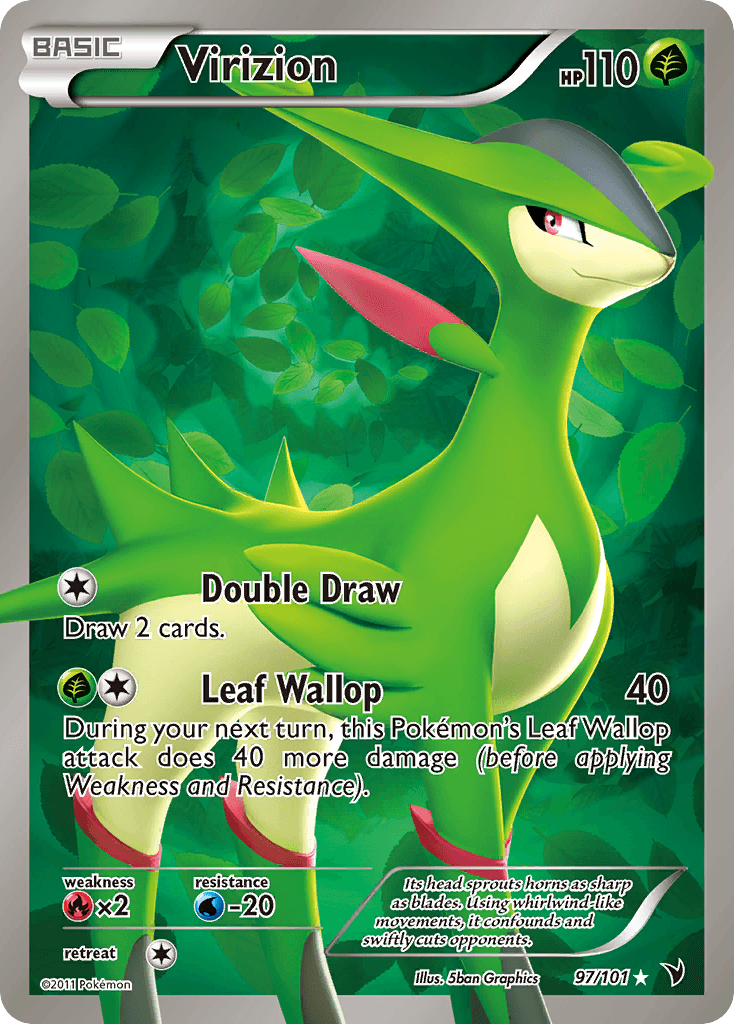 Virizion Pokémon card