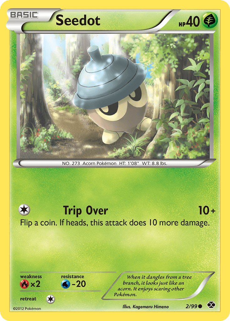 Seedot Pokémon card