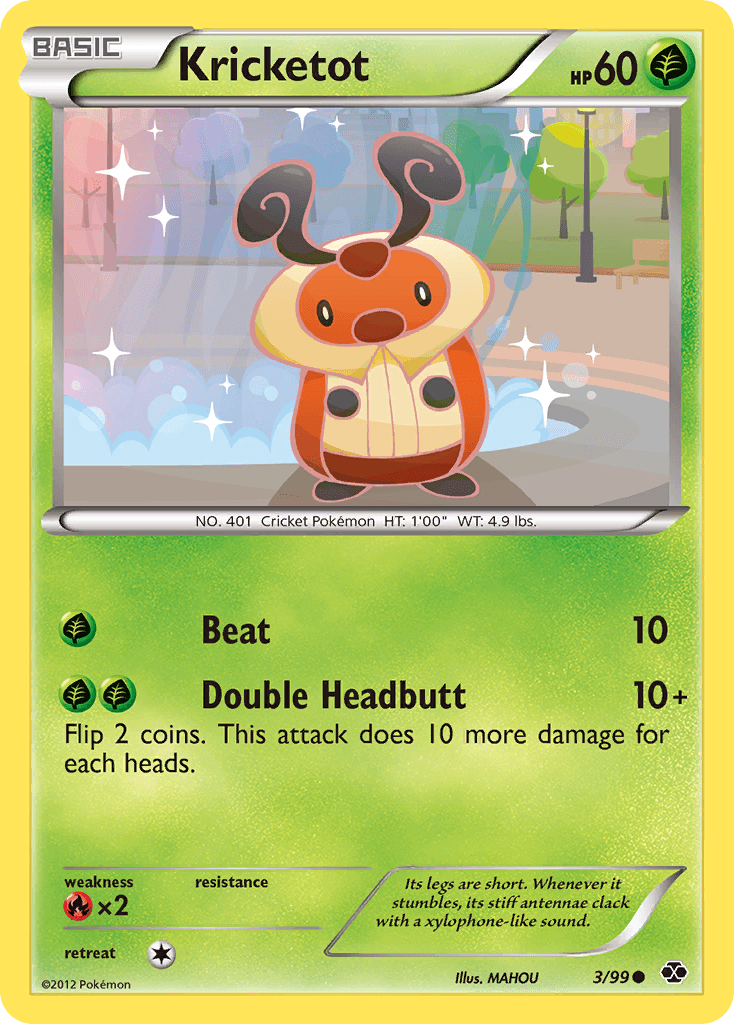 Kricketot Pokémon card