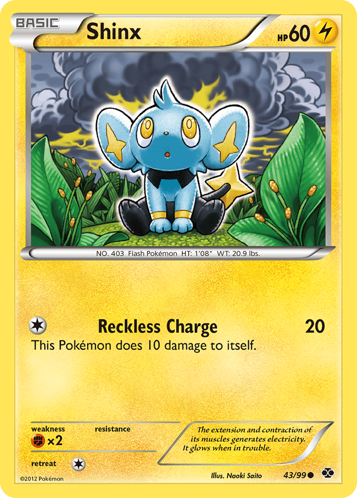 Shinx Pokémon card