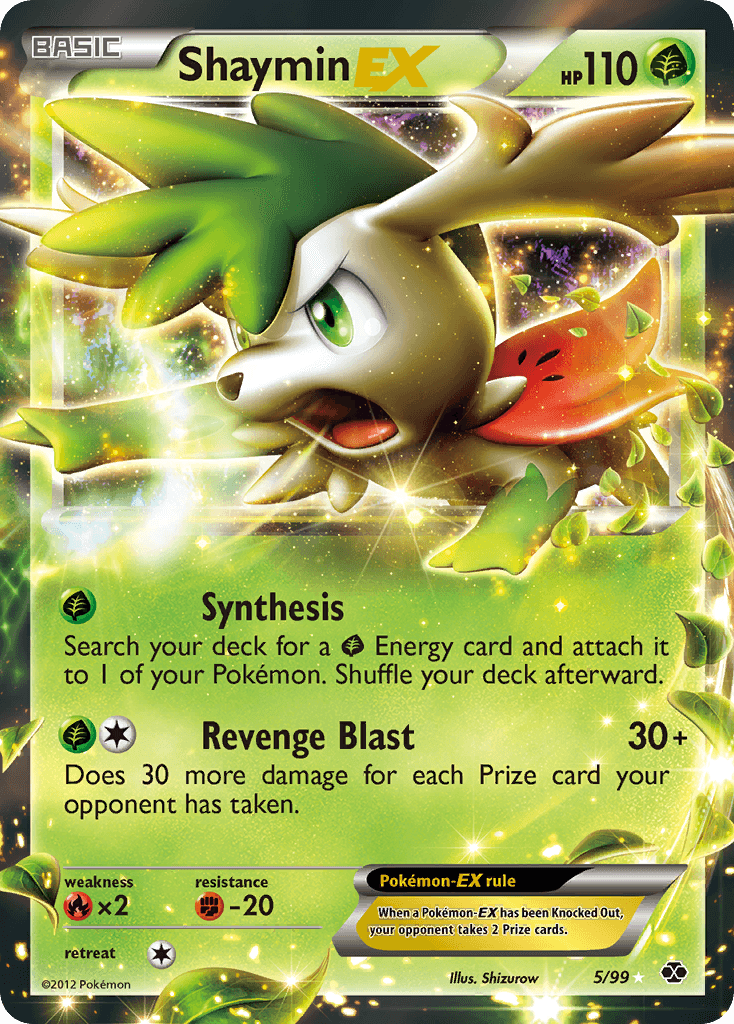 Shaymin-EX Pokémon card