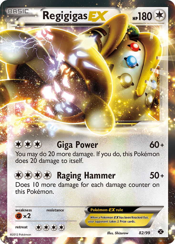 Regigigas-EX Pokémon card
