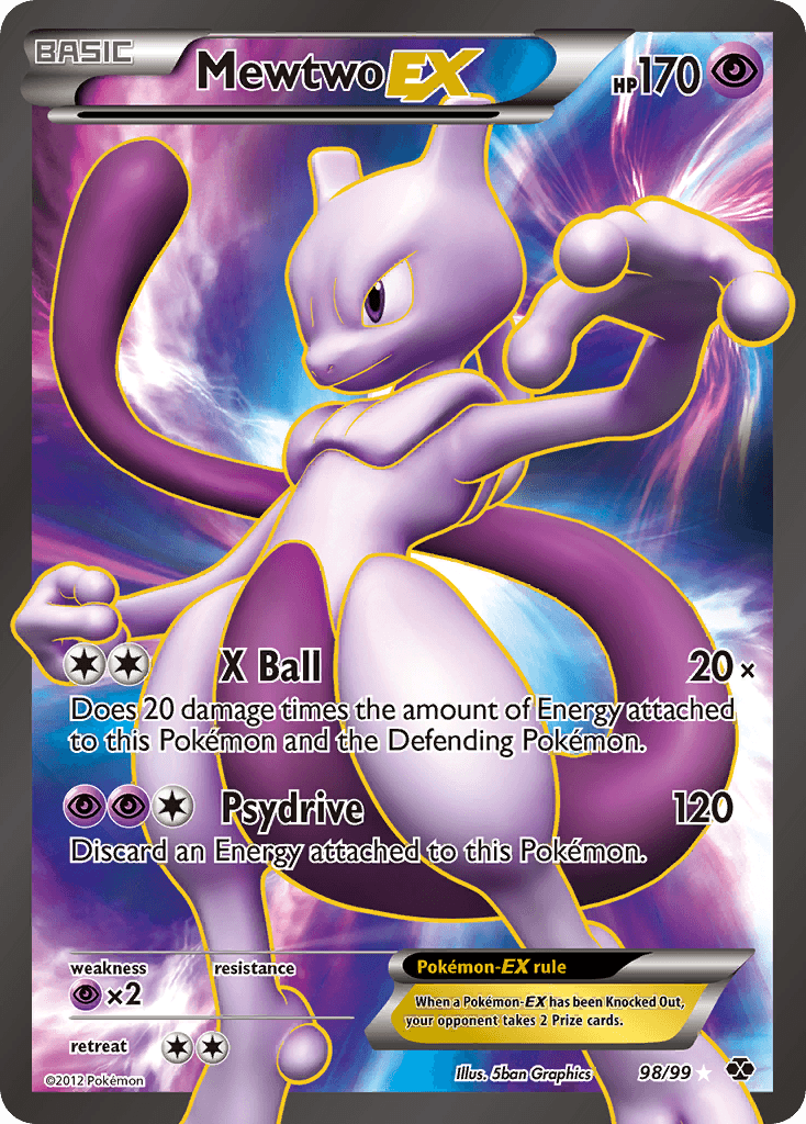 Mewtwo-EX from Next Destinies